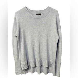 J. Crew Soft Heather Blue Crew Neck Sweater
